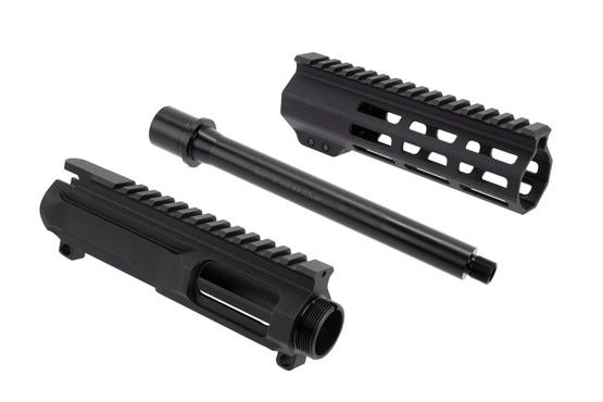 Expo Arms 8.3" 9MM Barreled Upper Builder Kit in black